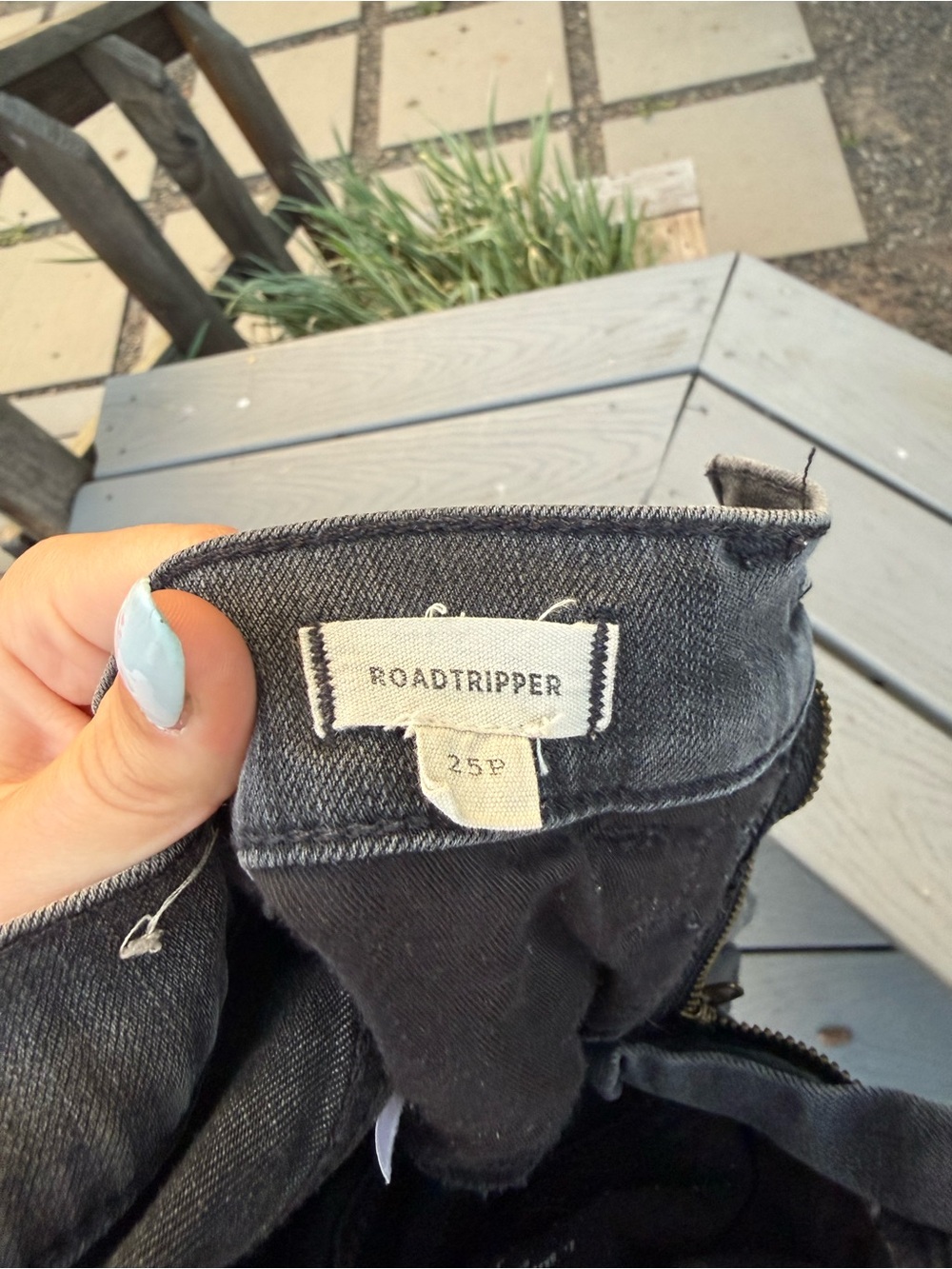 Madewell Roadtripper Skinny Jeans in Faded Black